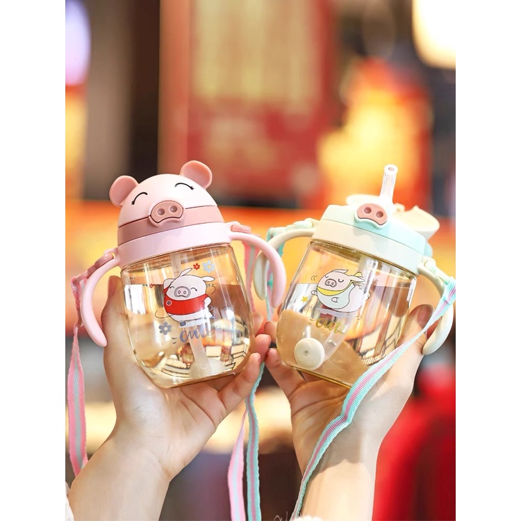 Bình tập uống nước chống sặc an toàn cho bé 350ml