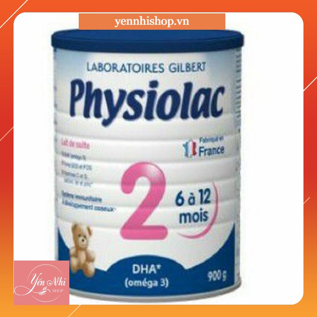 [Chính Hãng] Sữa Physiolac số 2 lon 900g date mới nhất