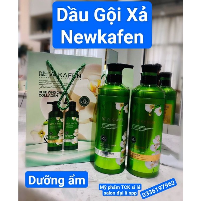 [HÀNG CHÍNH HÃNG] DẦU GỘI XẢ PHỤC HỒI DƯỠNG ẨM TÓC NEWKAFEN 800MLX2