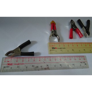 Đầu kẹp acquy, kẹp cá sấu kẹp bình ắc quy 5cm (1 cặp)