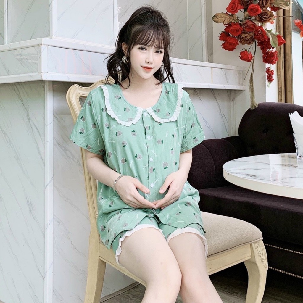 Bộ đồ bầu LỬNG chất đũi mát mẻ, thoáng mát nhiều màu sắc họa tiết cute BĐ829