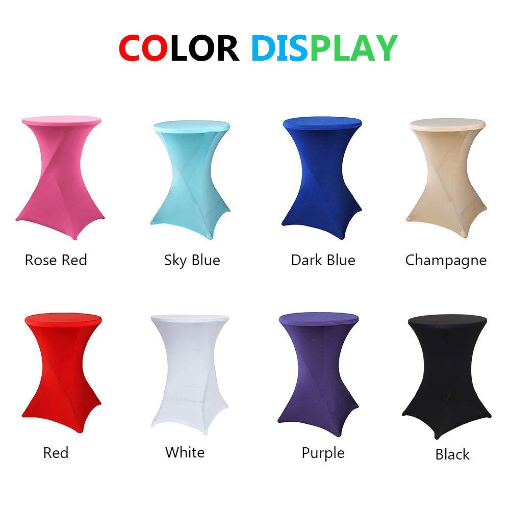 LEISURE Khăn Trải Bàn Bằng Spandex Dùng Trang Trí Khách Sạn Ốp