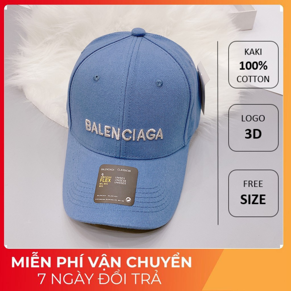 💥RẺ VÔ ĐỊCH💥Mũ Lưỡi Trai Balenciaga - Thêu Chữ Vàng 3D, Chất Cực Đẹp - Form Cứng Cáp - Phù hợp cả Nam và Nữ