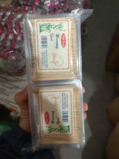 Lốc 10 hộp tăm nhọn đẹp TT