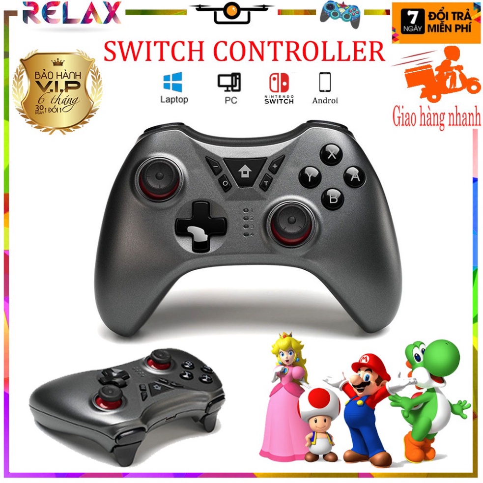 ✅Bản nâng cấp Xbox-360🎮Tay cầm chơi game fifa online 4 Nintendo TSW05 Full Box Có Rung, Tay Cầm fo4 có dây PC, Laptop