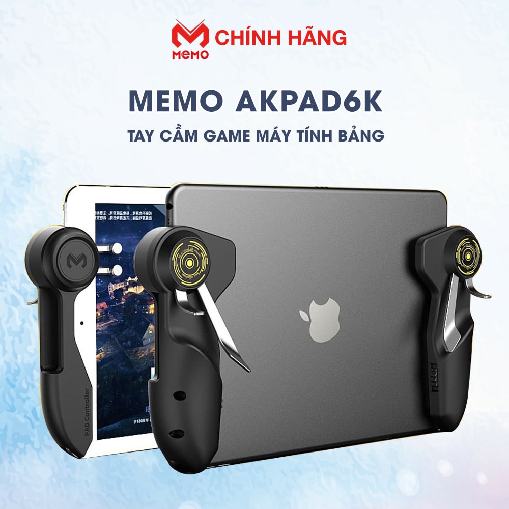 Tay cầm chơi game 6 ngón dành cho IPAD, Máy tính bảng chính hãng Memo Akpad6K - Phụ kiện chơi Game Mobile