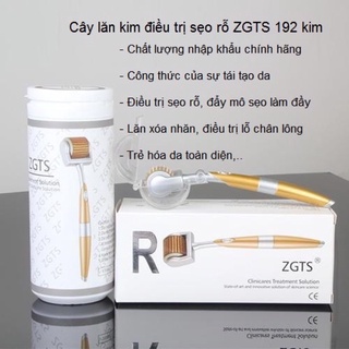 Cây lăn kim tay trị rỗ sẹo thâm, thu nhỏ lỗ chân lông ZGTS – Mỹ