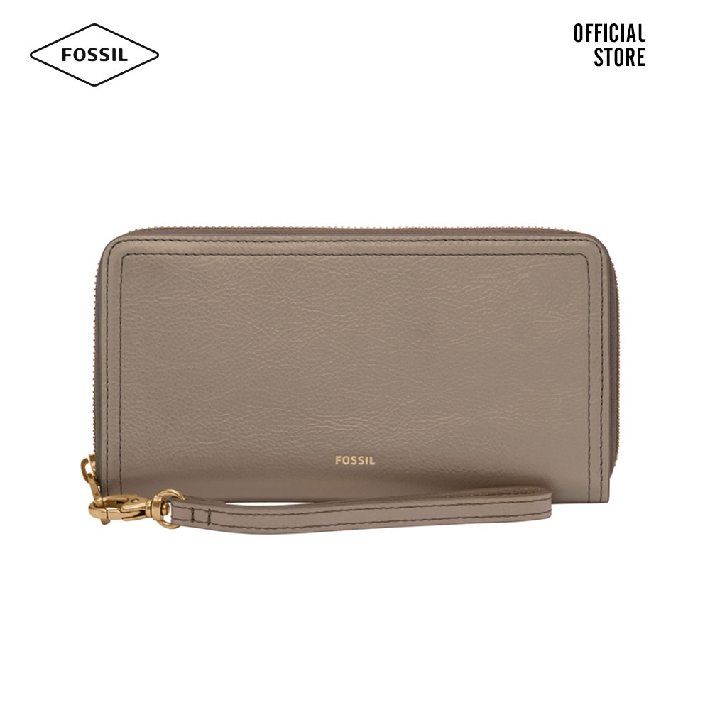 Ví da nữ Fossil Logan Clutch SL7831788- xám