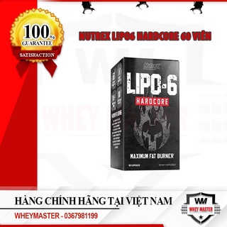Lipo 6 hardcore hỗ trợ giảm mỡ giảm cân giảm mỡ bụng an toàn nutrex lipo 6 hardcore - usa