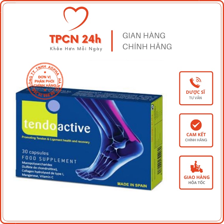 Tendoactive - Hỗ trợ phục hồi tổn thương gân, dây chằng, sụn khớp