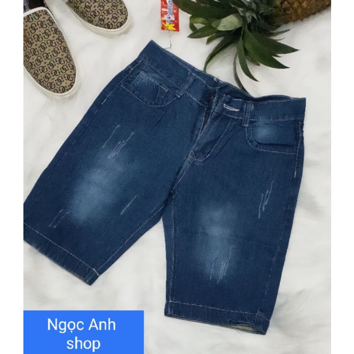 Quần lửng nam vải jean bao đẹp