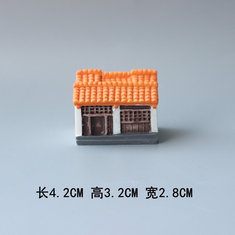 Tiểu cảnh mini  ❤️ Mô hình tường nhà, cửa nhà theo phong cách nhà cổ trang trí tiểu cảnh sân vườn, sen đá, terrarium