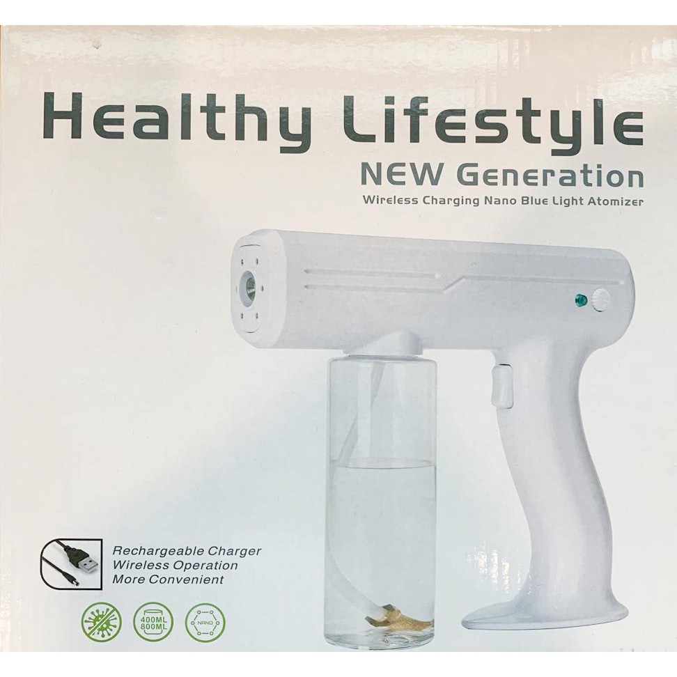 Máy Xịt Khuẩn Cầm Tay VG-802, Công Suất Mạnh, 6 Tia UV  Nano Blue Light - tia xịt nhiễn dạng hơi nước