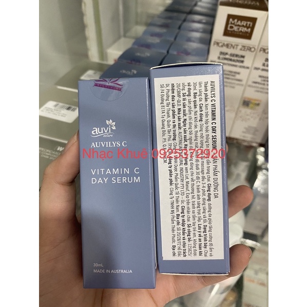 Serum dưỡng ẩm & làm sáng da AUVILYS C vitamin C 30ml Auvi nature