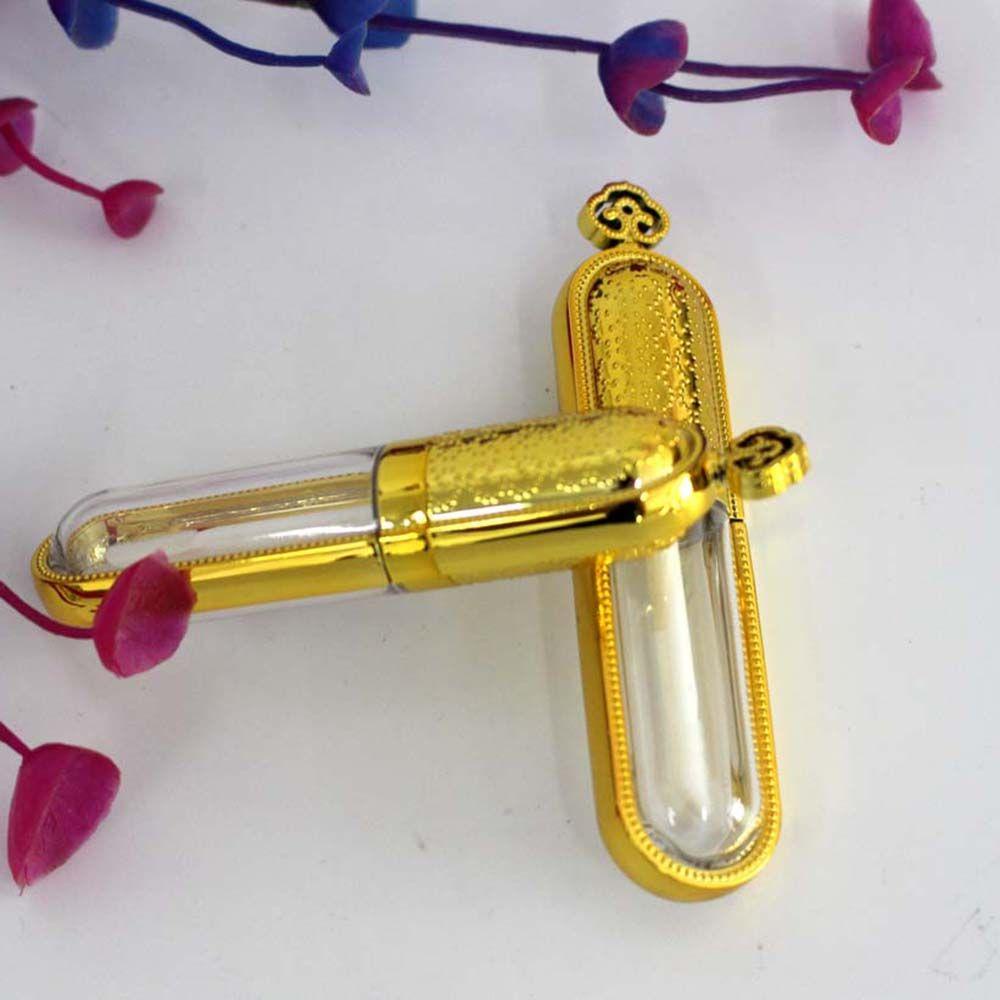 Son Bóng Rỗng Bằng Nhựa Trong Suốt Chất Lượng Cao|Lọ Đựng Son Dưỡng Môi Thiết Kế Hình Vương Miện Dễ Thương