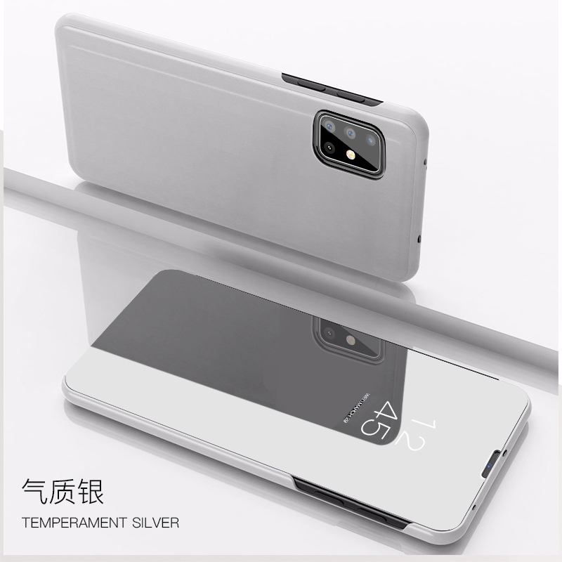 HSM Smart Case OPPO A72 A52 A92 A9 A31 2020 A5 A3S A7 A12 F1S A83 F9 F7 F5 Reno 2 Realme C2 A1K 5 5i C1 2 pro C3 Mirror Flip Case