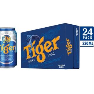 Thùng bia tiger 24 lon 330m