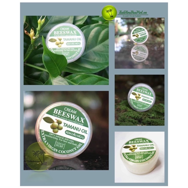 Kem Dưỡng ẩm Ban Đêm Mù-U Dầu Dừa Sáp Ong Vitamin E 20g