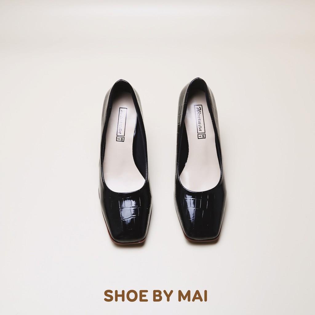 Giày cao gót nữ đế vuông M397 SHOEBYMAI