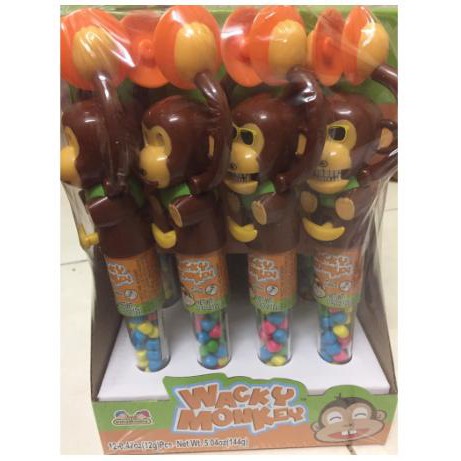 [hot hot] KẸO KHỈ WACKY MONKEY 12GR - NHẬP KHẨP TỪ MỸ