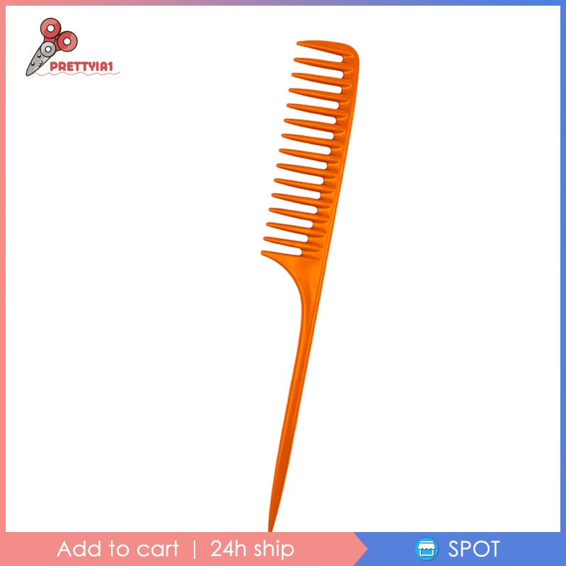 Lược Đuôi Răng Thưa Prettyia1 Với Đuôi Ghim Cài Tạo Kiểu Tóc Cho Nam Và Nữ