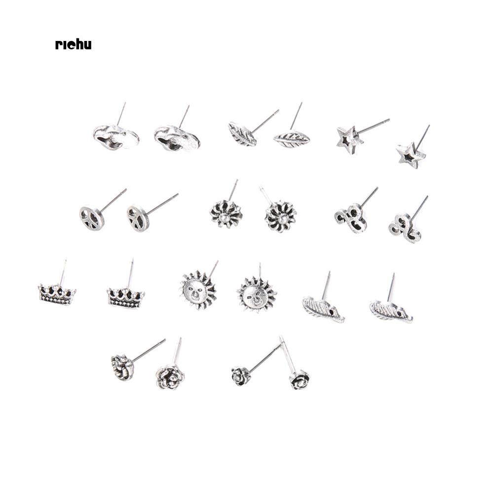 Set 11 Cặp Bông Tai Thời Trang Bohemia Cho Nữ