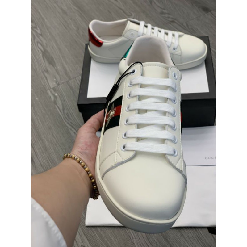 [Full Phụ kiện]  Giày Gucci ong da cao cấp bản chuẩn bao check bao giá gốc