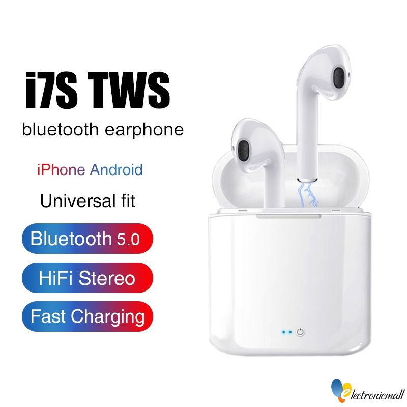 Bộ Tai Nghe Không Dây Bluetooth 5.0 I7s Tws Air Mini Cho Ios Android