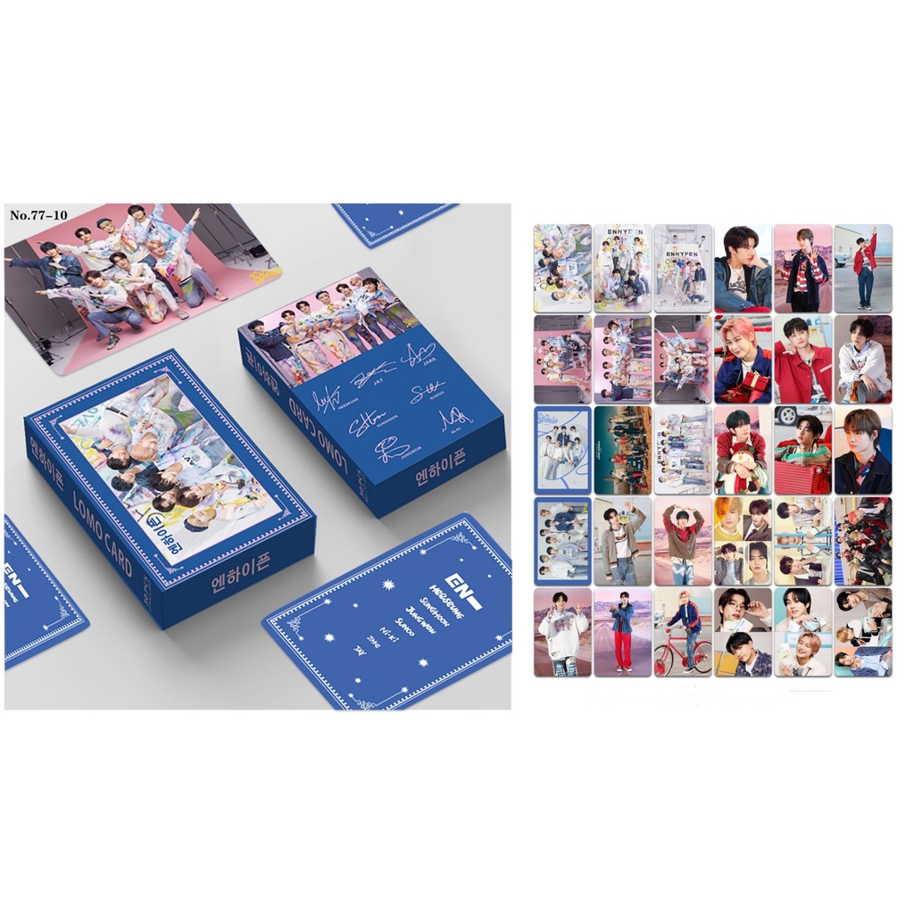 Hộp 30 Thẻ Ảnh Lomo Hai Mặt In Hình Nhóm Nhạc KPOP STRAYKIDS got7 F4-thailand