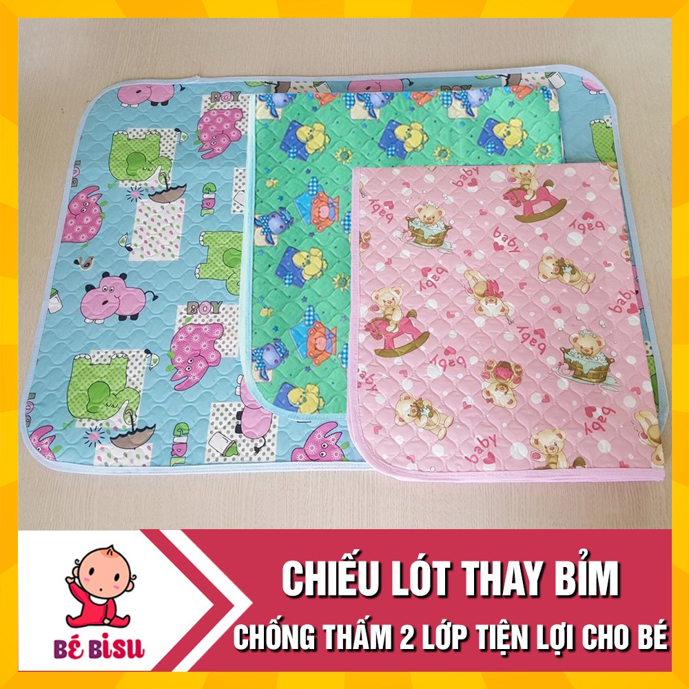 Combo 3 Chiếu lót thay bỉm chống thấm cho bé- Freesize