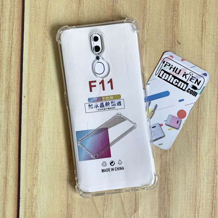 Ốp lưng Oppo F11 dẻo Trong suốt Chống sốc