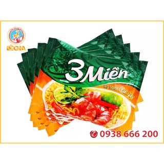 MÌ 3 MIỀN VỊ TÔM CHUA CAY (THÙNG 30 GÓI/65GR)
