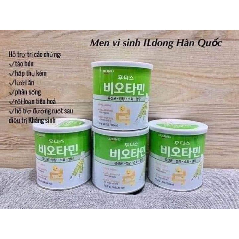 [HÀNG CÔNG TY] Men Vi Sinh ILDONG 100g x 100 gói (Hỗ Trợ Tiêu Hóa Bổ Sung Lợi Khuẩn Ăn Ngon Miệng)