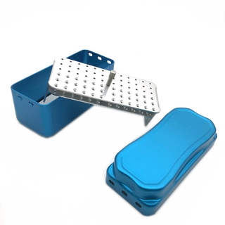 [Hàng mới về] Hộp đựng các dụng cụ phẫu thuật nha khoa có 72 lỗ khử trùng