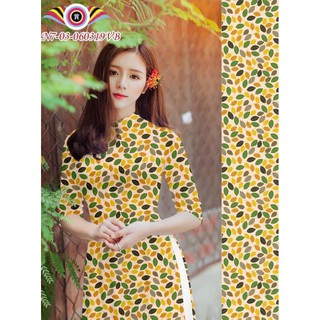 ÁO dài lụa nhật in 3d Điệu Đà