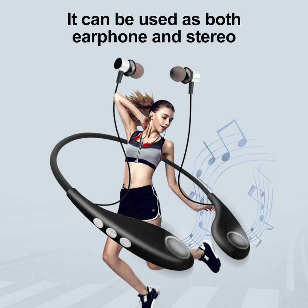 Tai Nghe Nhét Tai Thể Thao Không Dây Sạc Được Bằng Nhựa Abs | BigBuy360 - bigbuy360.vn