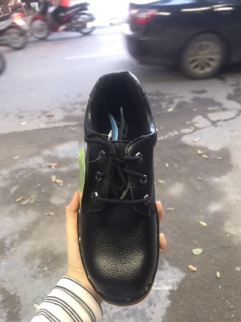 Giày bảo hộ lao động đế kếp cao cấp mũi thép gót thép