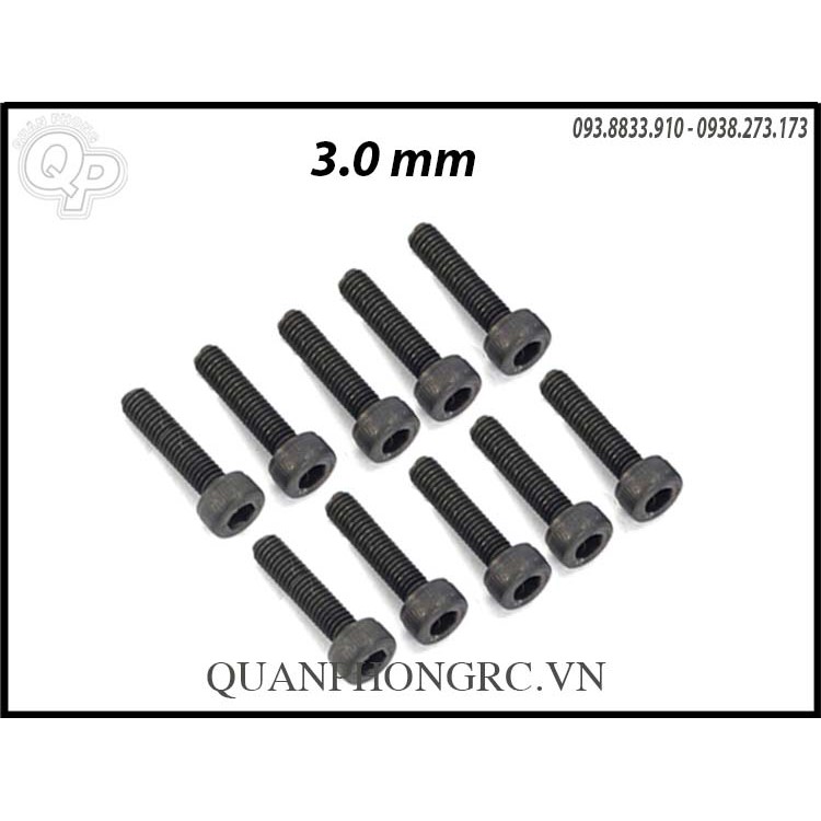 Óc đầu lục giác M3 độ dài 6/8/10/12/15/20/25/30mm