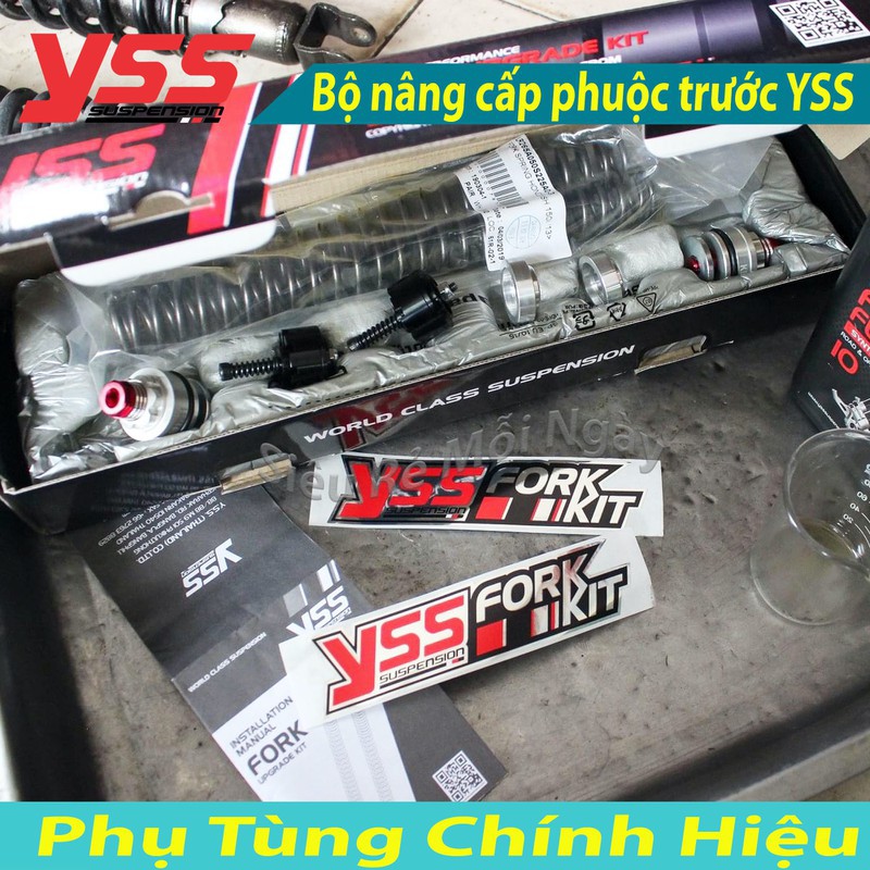 Bộ nâng cấp phuộc trước YSS Winner 150cc / Lead 125 / SH Mode Tặng kèm nhớt 20w