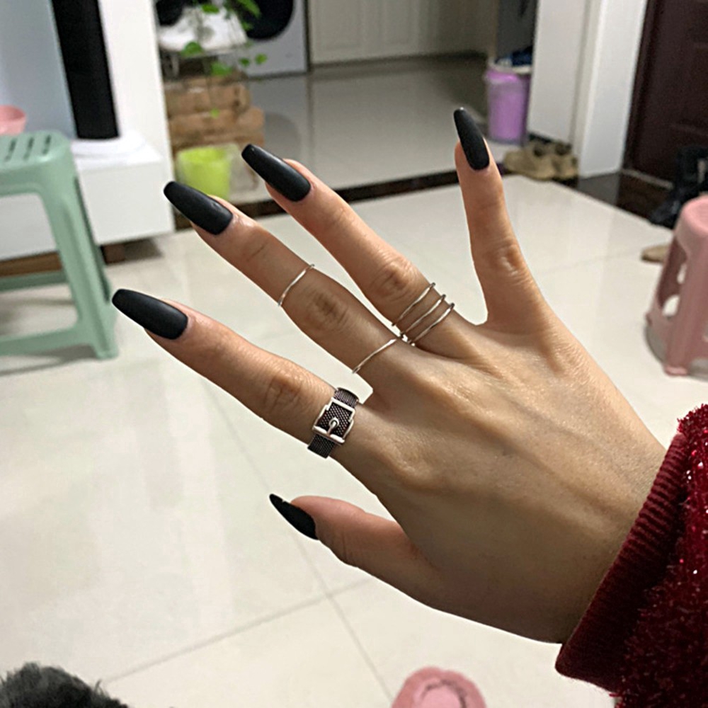 Nhẫn đeo tay phong cách retro cá tính thời trang Hàn Quốc cho cặp đôi