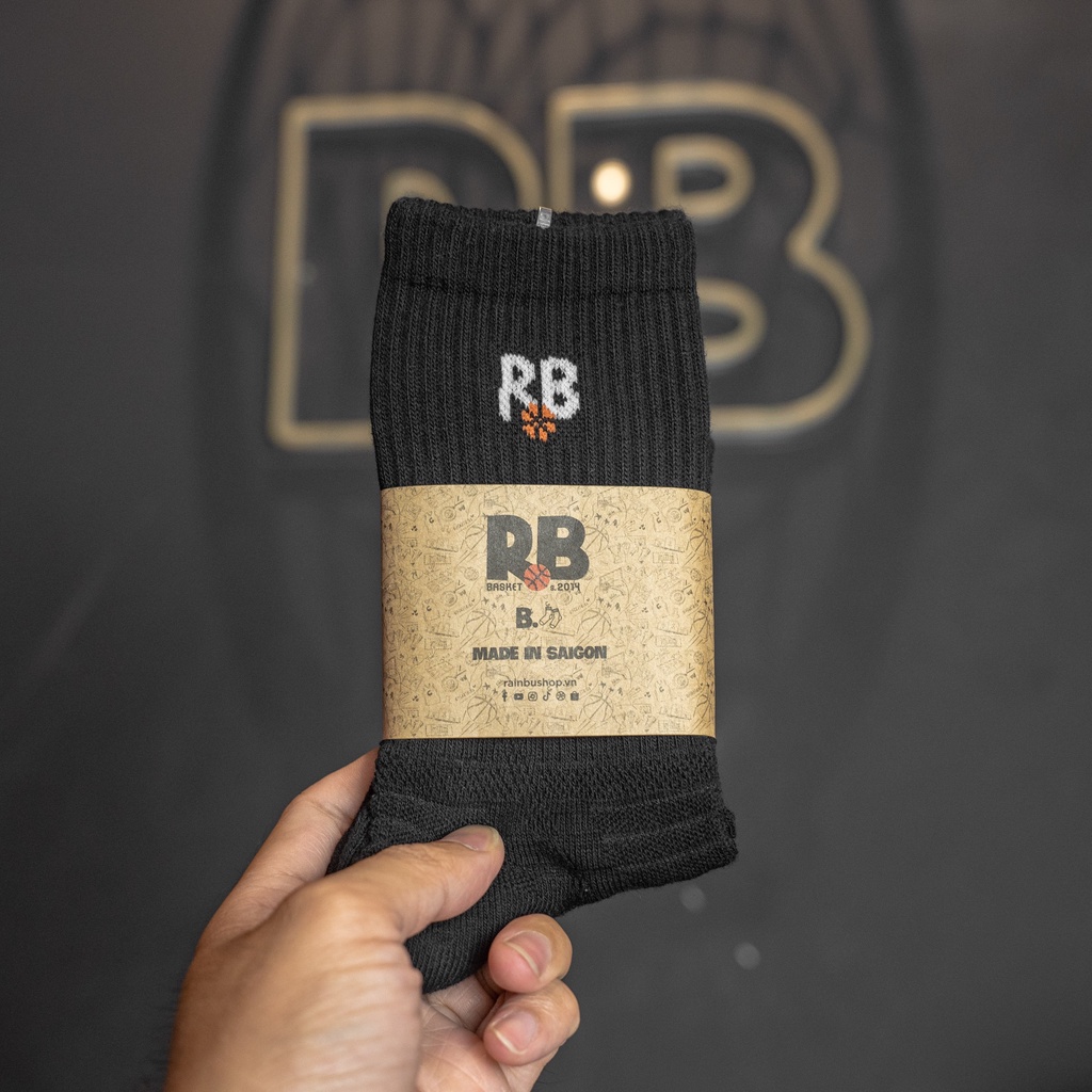 Vớ Thể Thao - Vớ Bóng Rổ RB B.SOCKS - RAINBUSHOP