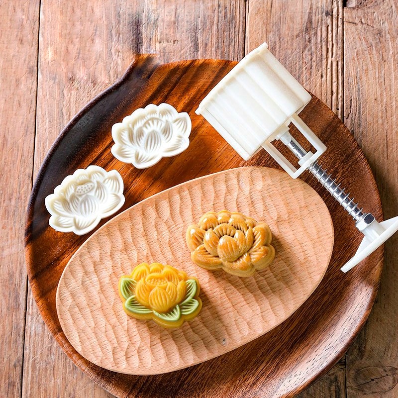Khuôn làm bánh trung thu nhiều hình dáng, kích thước và số gam đa dạng 20g, 30g, 50g, 63g, 75g, 100g