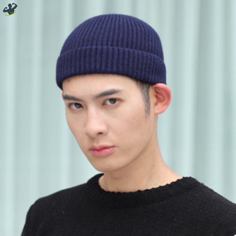 Mũ beanie đan len phong cách cổ điển thời trang cá tính cho nam