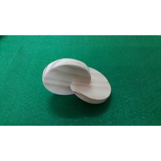 Xúc xắc hai đĩa 2 đĩa gỗ theo Montessori bé 3-12tháng