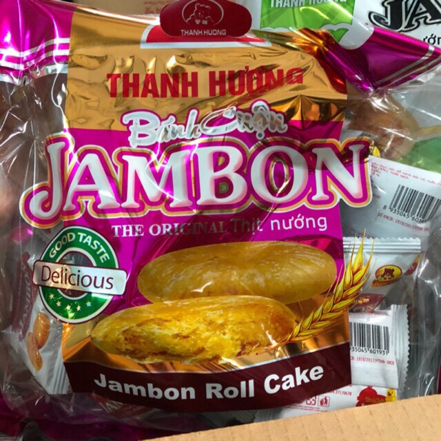 Bánh cuộn jambon Thanh Hương gói 400gr kèm quà tặng date mới sỉ sl