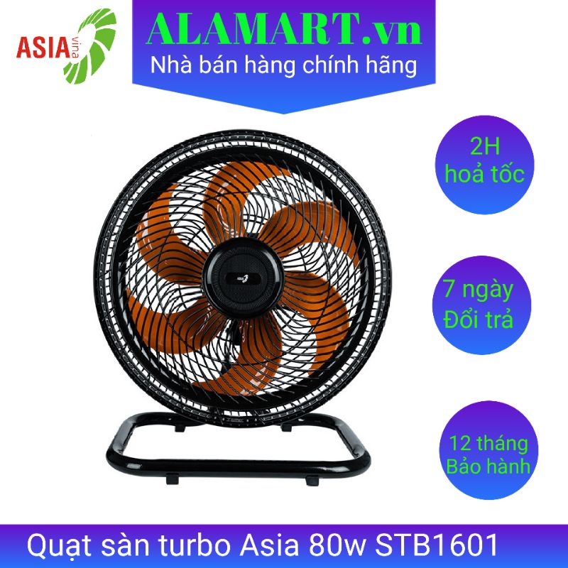 Quạt sàn turbo ASIA STB1601 - Sải cánh 40cm (80w)