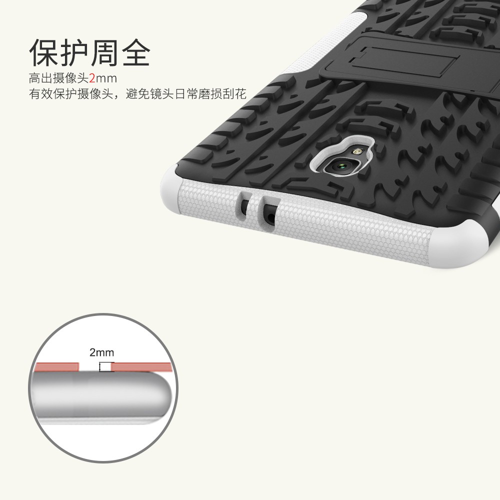 Ốp bảo vệ máy tính bảng bằng silicone chống sốc có giá đỡ cho Samsung Galaxy Tab A 8.0 2017 Sm-T380 T385