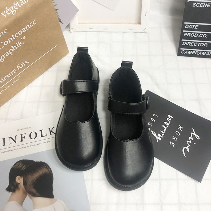 Giày lolita búp bê Ulzzang quai dán quốc dân siêu xinh