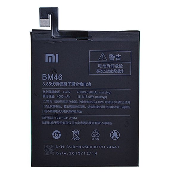 Pin xịn BM46 dành cho Xiaomi Redmi Note 3