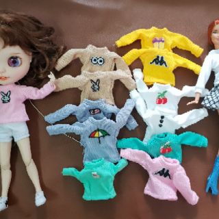 Áo thun cho blythe và barbie